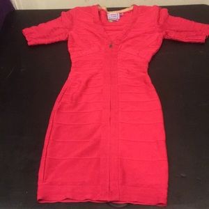 Xs used HERVE LEGER DRESS